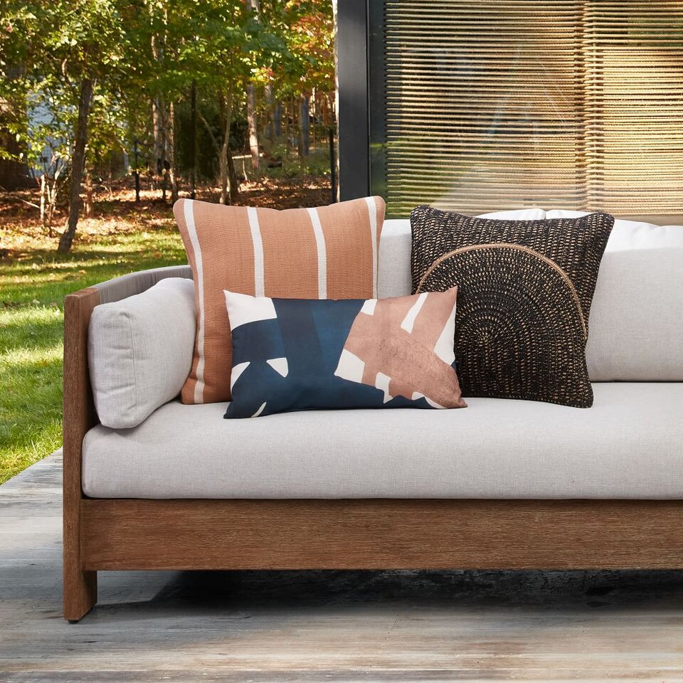 Woven Arches Indoor/Outdoor Cushion West Elm Australia